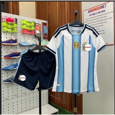 Bộ Đồ Thể Thao Đá Banh Argentina World Cup 2.026 Thun Thoáng Khí Co Dãn Thấm Hút Tốt Giá Ưu Đãi 220.000 VND