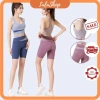 Bộ đồ thể thao nữ ngắn co giãn, ôm nâng mông, thấm hút mồ hôi, siêu thoải mái - Set tập gym yoga tại nhà, giảm giá Shop 305k đặc biệt