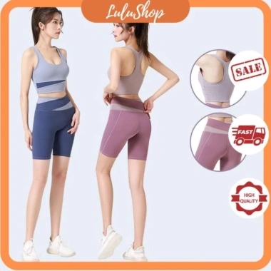 Bộ đồ thể thao nữ ngắn co giãn, ôm nâng mông, thấm hút mồ hôi, siêu thoải mái - Set tập gym yoga tại nhà, giảm giá Shop 305k đặc biệt