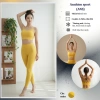Bộ Đồ Thể Thao Nữ Set Gym Đan Dây Xương Cá Co Giãn Dáng Ôm Nâng Mông Thấm Hút Mồ Hôi - 550k