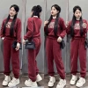 Bộ đồ thể thao nữ thu đông nỉ da cá cao cấp in chữ - Set mặc nhà, đi chơi, giữ ấm, năng động cá tính 304.000 VND 3