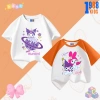 Bộ đồ thun bé gái Kuromi & Mylody - Áo cotton + quần thun 15‑40kg, giảm còn 90.000₫