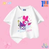 Bộ đồ thun bé gái Kuromi & Mylody - Áo cotton + quần thun 15‑40kg, giảm còn 90.000₫ 2