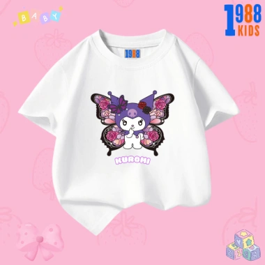 Bộ đồ thun bé gái Kuromi & Mylody - Áo cotton + quần thun 15‑40kg, giảm còn 90.000₫ 3