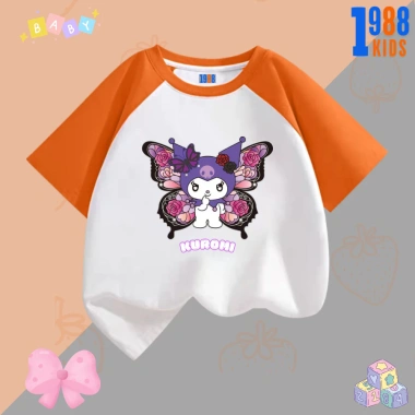 Bộ đồ thun bé gái Kuromi & Mylody - Áo cotton + quần thun 15‑40kg, giảm còn 90.000₫ 6