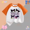 Bộ đồ thun bé gái Kuromi & Mylody - Áo cotton + quần thun 15‑40kg, giảm còn 90.000₫ 9