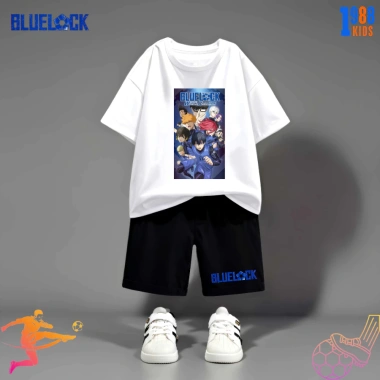 Bộ đồ thun Bé trai Anime Blue Lock - cotton xịn, siêu ngầu, thoáng mát, thích bóng đá 3