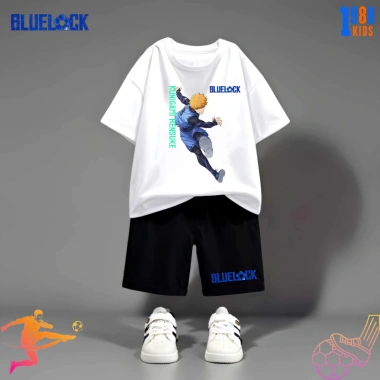 Bộ đồ thun Bé trai Anime Blue Lock - cotton xịn, siêu ngầu, thoáng mát, thích bóng đá 10