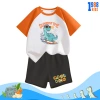 Bộ đồ thun bé trai in khủng long vui nhộn, cộc tay size 15-40kg, cotton 4 chiều thấm mồ hôi, giá 169.000 đồng