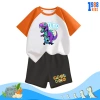 Bộ đồ thun bé trai in khủng long vui nhộn, cộc tay size 15-40kg, cotton 4 chiều thấm mồ hôi, giá 169.000 đồng 4