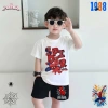 Bộ đồ thun bé trai Spiderman cộc tay trắng đen cotton - Siêu cool, giá chỉ 169k