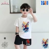 Bộ đồ thun bé trai Spiderman cộc tay trắng đen cotton - Siêu cool, giá chỉ 169k 2
