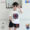 Bộ đồ thun bé trai Spiderman cộc tay trắng đen cotton - Siêu cool, giá chỉ 169k 4