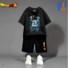 Bộ Đồ Thun Cao Cấp Bé Trai Mát Cotton - In Songoku Anime 7 Ngọc Rồng Mã 08 - Giá 169k 2