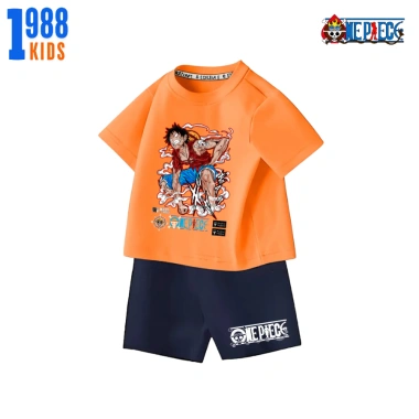 Bộ Đồ Thun Cộc Tay Bé Trai One Piece In Nhiều Hình - Nhiều Màu, Giá 169k Mã 05