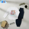 Bộ đồ thun dài tay Bé gái 1.988 In Labubu Merry Christmas - Nhiều màu, giá 192k 8
