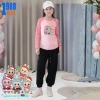 Bộ đồ thun dài tay Bé gái 1.988 In Labubu Merry Christmas - Nhiều màu, giá 192k 9