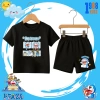 Bộ đồ thun Doreamon 1.988kids - Quần sáo cộc cho bé trai và bé gái 15-40kg, đa màu, giảm giá 169k 6