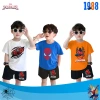 Bộ đồ thun spiderman bé trai cotton co giãn 4 chiều, cộc tay họa tiết người nhện - Giá ưu đãi 169.000 VND