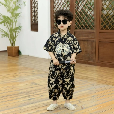 Bộ đồ trẻ em 11-45kg hai mảnh cổ điển - Thời trang mới, giá ưu đãi 167.778₫