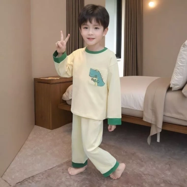 Bộ Đồ Trẻ Em Mùa Xuân Thu Áo Dài Tay và Quần Ngủ Gia Đình Giá Ưu Đãi 165k cho Bé 3