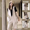 Bộ Đồ Vest Ba Món Phong Cách Phương Tây Nữ - Thời Trang Mùa Hè Giá Ưu Đãi 293k