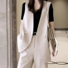 Bộ Đồ Vest Ba Món Phong Cách Phương Tây Nữ - Thời Trang Mùa Hè Giá Ưu Đãi 293k 5