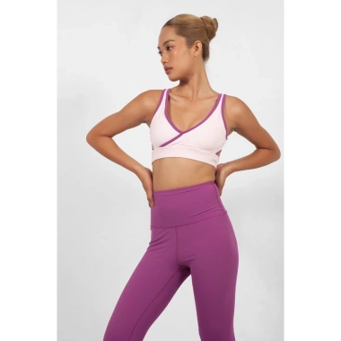 Bộ Đồ Yoga Nữ UNIQ - Áo Vạt Chéo và Legging Cạp Cao, Thoáng Co Giãn, Giá 387k
