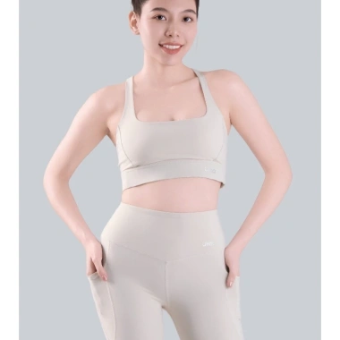 Bộ Đồ Yoga Nữ UNIQ Peel Áo Cổ Vuông Lưng X Quần Legging Cạp Thoáng Khí 418.077