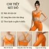 Bộ Đồ Yoga Quần Ống Loe Cạp Cao Thun Lạnh Co Giãn Thấm Hút Mồ Hôi - S9 Giá 550k 2