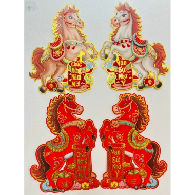 Bộ đôi 2 Hình Dán Ngựa 2.026 Size 50cm - Trang Trí Tết Chúc Mừng Năm Mới, 60.000 VNĐ 9