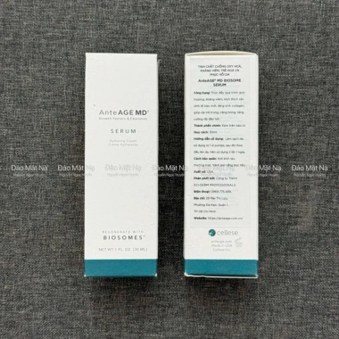 Bộ đôi Anteage MD Biosomes - Dưỡng ẩm sâu, phục hồi nhanh, chống lão hoá, oxy hoá