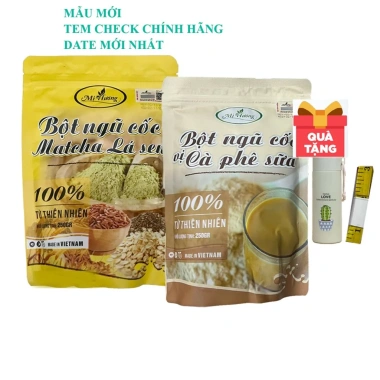 Bộ Đôi Bột Ngũ Cốc Mị Hương Giảm Cân Tan Mỡ - Tặng Thước Dây & Bình Nước, 115k