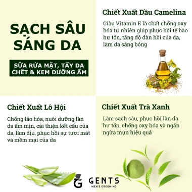 Bộ đôi Bulldog Skincare Original nam: sữa rửa mặt, tẩy tế bào chết, kem dưỡng ẩm - Sạch sâu, sáng da, đều màu 610.000₫