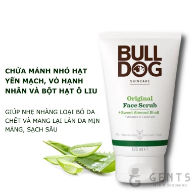 Bộ đôi Bulldog Skincare Original nam: sữa rửa mặt, tẩy tế bào chết, kem dưỡng ẩm - Sạch sâu, sáng da, đều màu 610.000₫