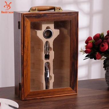 Bộ Đôi Chai Rượu Vang Hộp Quà Tặng - Bảo Quản DIY cho Tiệc Sinh Nhật và Kỷ Niệm, Giá ưu đãi 322.300đ