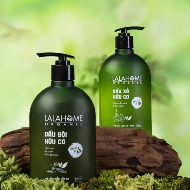 Bộ đôi dầu gội xả LalaHome 500ml - Ngừa gàu, rụng, tóc chắc khỏe, suôn mượt, 180.000₫ 2