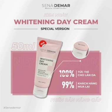 Bộ đôi Kem ngày Sena Demar Whitening 50ml + Kem đêm Aqua Calming 30ml – Dưỡng ẩm, phục hồi, giảm nám, 299.000₫ 9