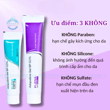 Bộ Đôi Klena Gel 0.1% + Serum Trioderma - Giảm mụn, dưỡng sáng, mờ thâm, da trắng, chỉ 165k 3