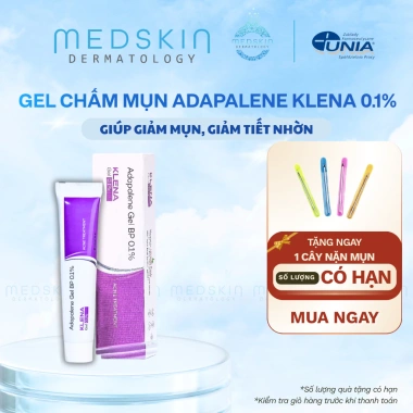 Bộ Đôi Klena Gel 0.1% + Serum Trioderma - Giảm mụn, dưỡng sáng, mờ thâm, da trắng, chỉ 165k 7