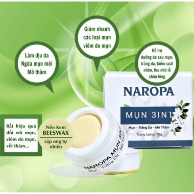 Bộ Đôi Naropa và Serum X3 Giảm Mụn Dưỡng Trắng Mờ Thâm Sạch Khỏe 85.000 VND 4