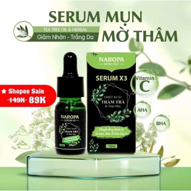 Bộ Đôi Naropa và Serum X3 Giảm Mụn Dưỡng Trắng Mờ Thâm Sạch Khỏe 85.000 VND 5