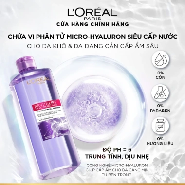 Bộ đôi nước tẩy trang L'Oreal Paris Micellar Water 3‑in‑1 400ml x2 – Làm sạch sâu, giảm giá 20% 5