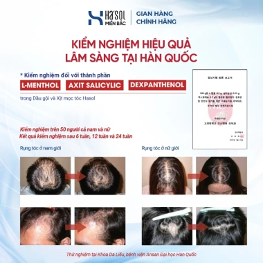Bộ Đôi Phong Tự Nhiên HASOL Volume Hair 500g + Xịt Dưỡng Mọc Tóc Anagen Active Tonic 100ml - Phục Hồi, Tăng Thể Tích, Dưỡng Gốc