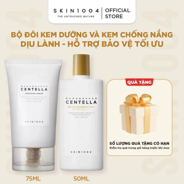 Bộ đôi SKIN1.004 Centella Soothing Cream + Air-fit Suncream Plus 50ml - 668.000đ