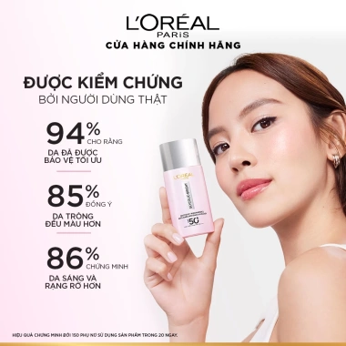 Bộ đôi sữa chống nắng L'Oreal Paris Glycolic Bright 50ml SPF50+ PA++++ - Dưỡng sáng, mờ thâm nám, bảo vệ da rộng, giảm giá 658.000₫ 6 Bộ đôi sữa chống nắng L'Oreal Paris Glycolic Bright 50ml SPF50+ PA++++ - Dưỡng sáng, mờ thâm nám, bảo vệ da rộng, giảm giá 658.000₫ 6