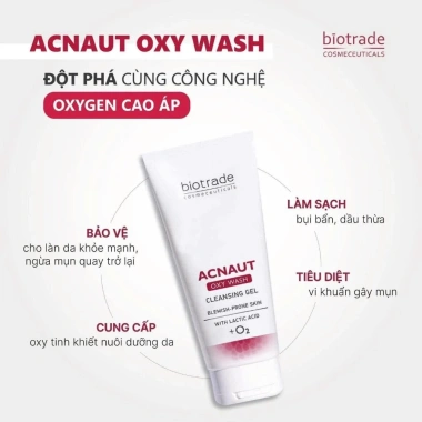 Bộ đôi Sữa rửa mặt và Chấm Mụn BIOTRADE Acnaut Active Cream/Lotion - Giá chỉ 169k, trị mụn viêm, sưng, bọc, mủ 7