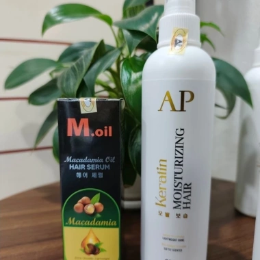 Bộ đôi xịt dưỡng Keratin AP + Serum AP chăm sóc tóc tại nhà chính hãng giá 375k 2
