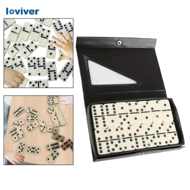 Bộ Domino Double Six 28 viên - Dành cho trẻ 8 tuổi, giải đấu, quà Giáng sinh, 96.120 VND