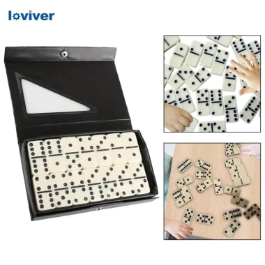 Bộ Domino Double Six 28 viên - Dành cho trẻ 8 tuổi, giải đấu, quà Giáng sinh, 96.120 VND